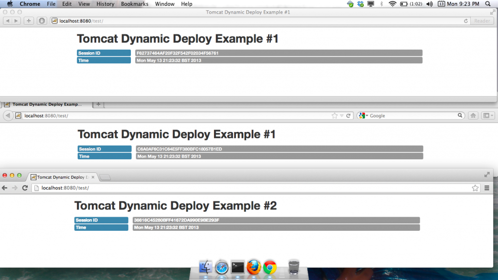 Versions 1 and 2 running in parallel